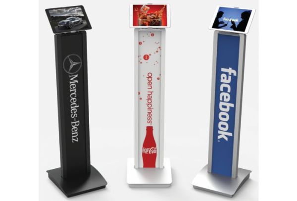 Picture of Compulocks Brandable VESA Mount Floor Stand, Tiltable displa